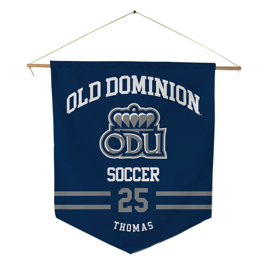 Old Dominion - NCAA Men's Soccer : Conor Thomas - Pennant - 18" x 21"-0