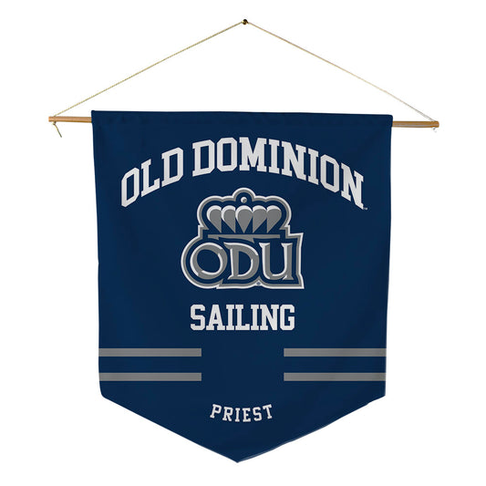 Old Dominion - NCAA Women's Sailing : Emily Priest - Pennant - 18" x 21"-0