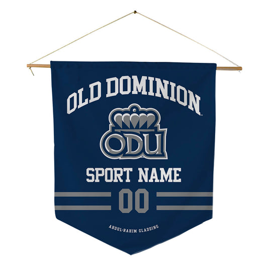 Old Dominion - NCAA Football : Na'eem Abdul-Rahim Gladding - Pennant - 18" x 21"-0