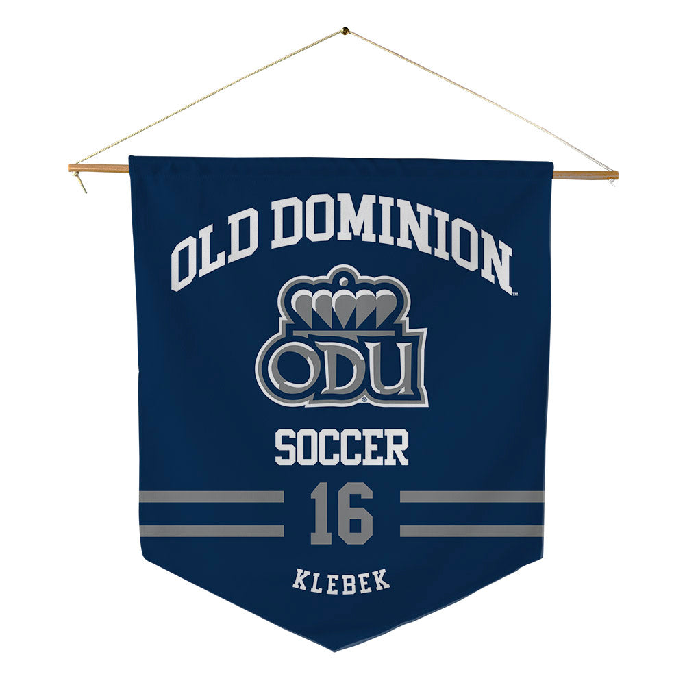 Old Dominion - NCAA Women's Soccer : Laura Klebek - Pennant - 18" x 21"-0
