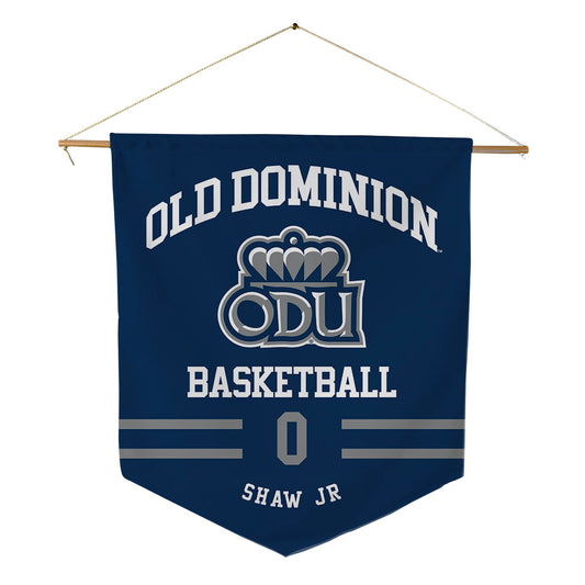 Old Dominion - NCAA Men's Basketball : Kc Shaw Jr - Pennant - 18" x 21"-0