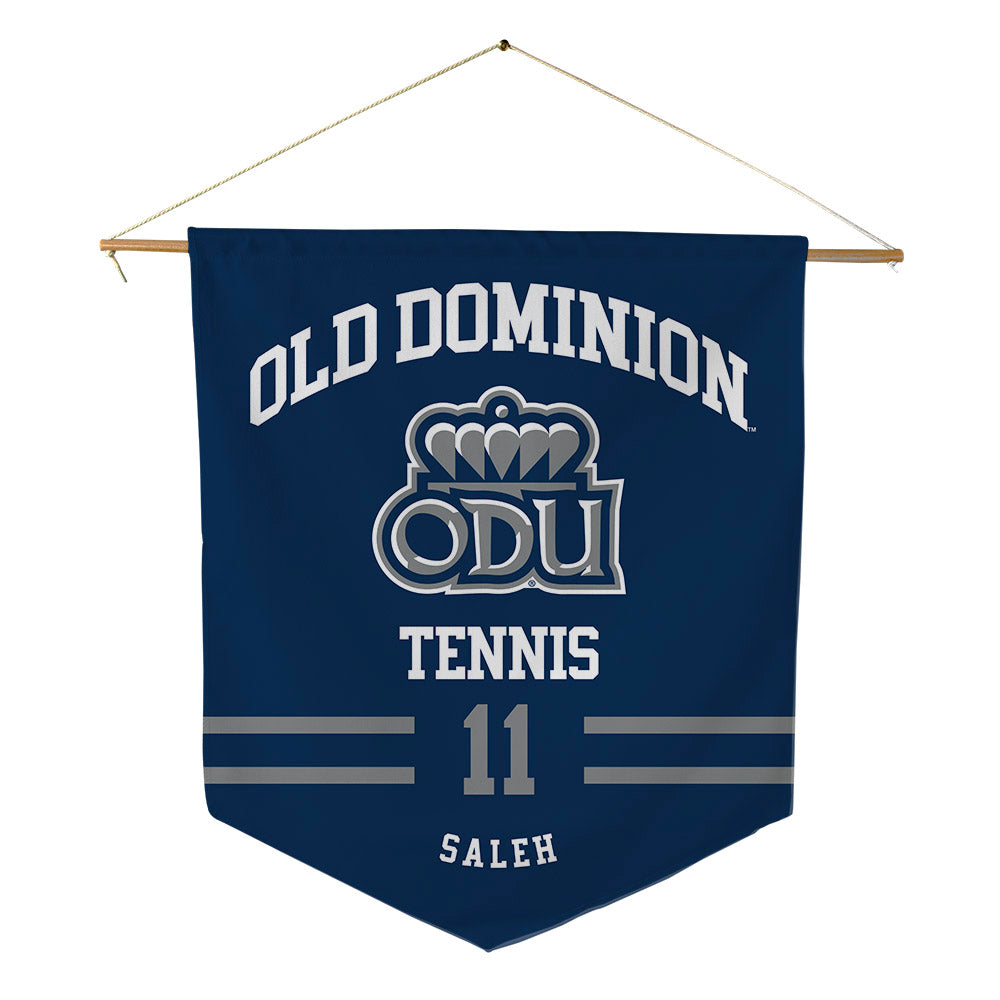 Old Dominion - NCAA Men's Tennis : Aryan Saleh - Pennant - 18" x 21"-0