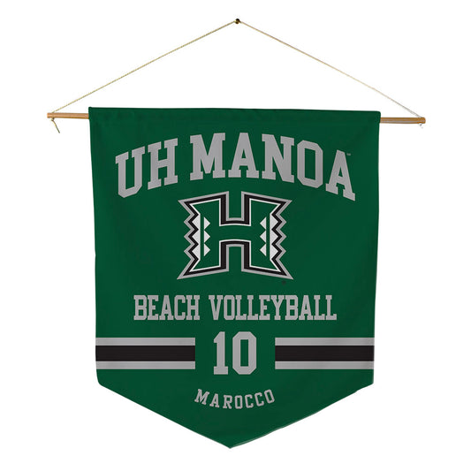 Hawaii - NCAA Beach Volleyball : Tessa Marocco - Pennant - 18" x 21"-0