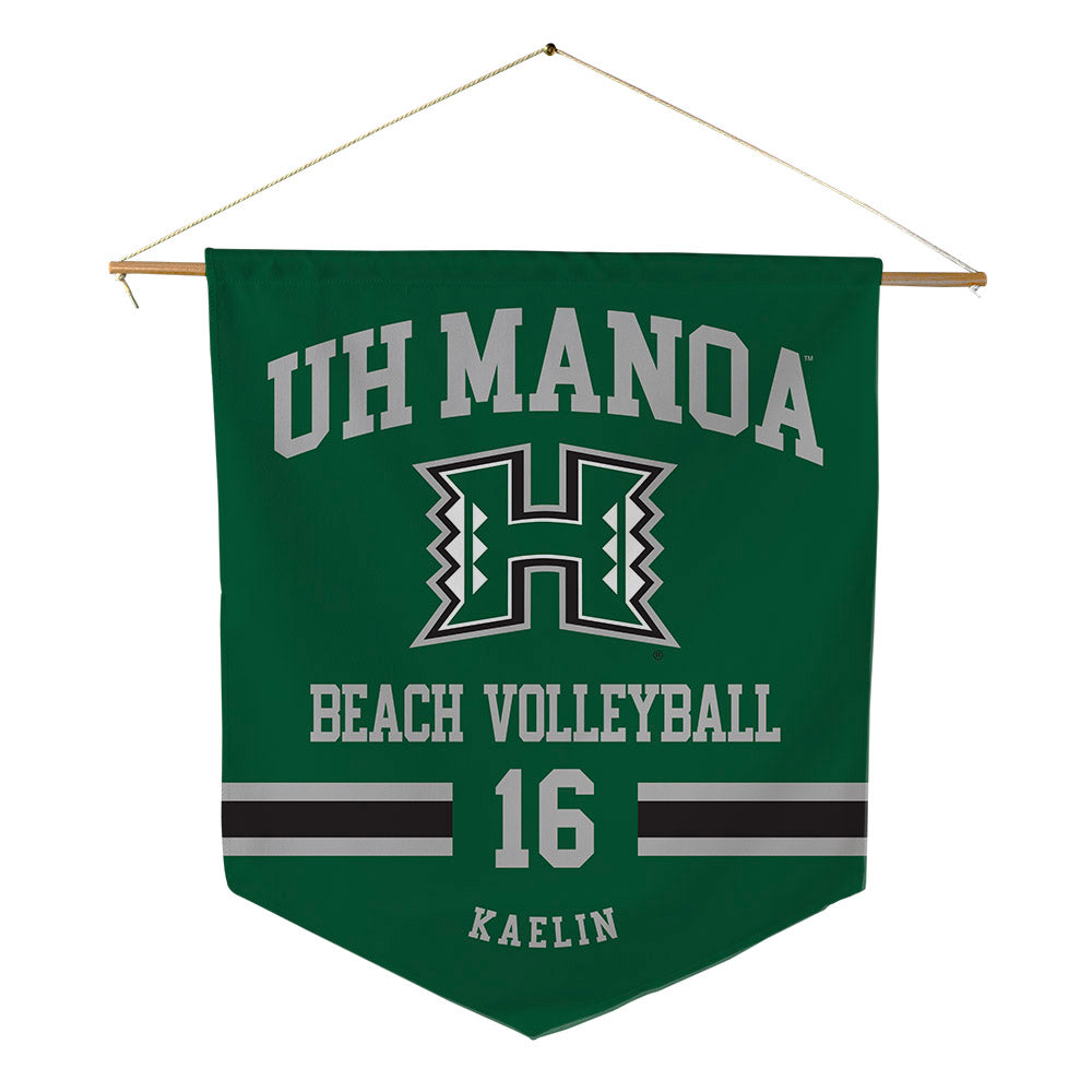 Hawaii - NCAA Beach Volleyball : Kendall Kaelin - Pennant - 18" x 21"-0