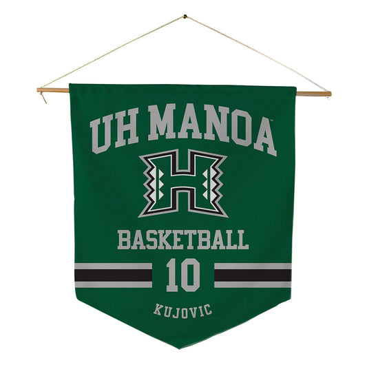 Hawaii - NCAA Women's Basketball : Danijela Kujovic - Pennant - 18" x 21"-0