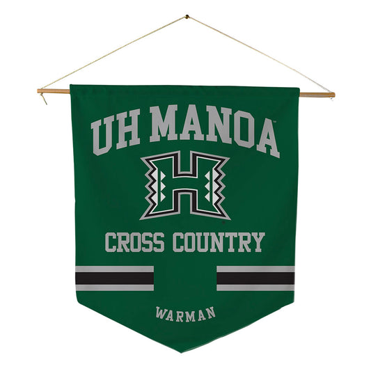Hawaii - NCAA Women's Cross Country : Gemma Warman - Pennant - 18" x 21"-0