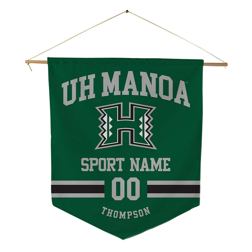 Hawaii - NCAA Softball : Kennedy Thompson - Pennant - 18" x 21"-0