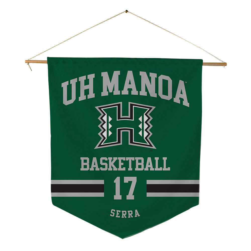Hawaii - NCAA Women's Basketball : Fiamma Serra - Pennant - 18" x 21"-0