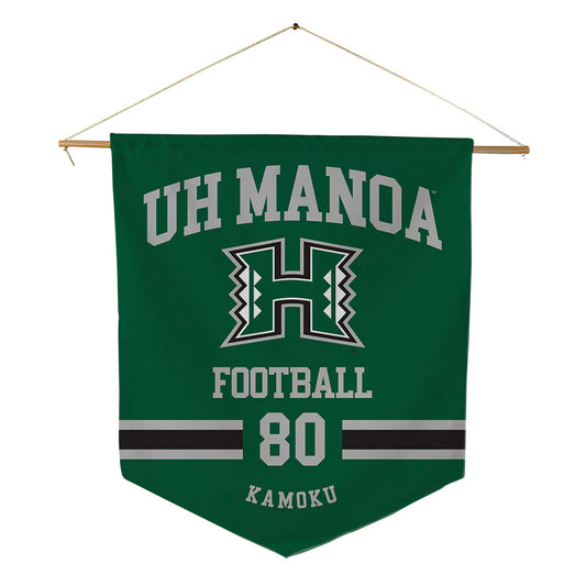 Hawaii - NCAA Football : Blaze Kamoku - Pennant - 18" x 21"-0