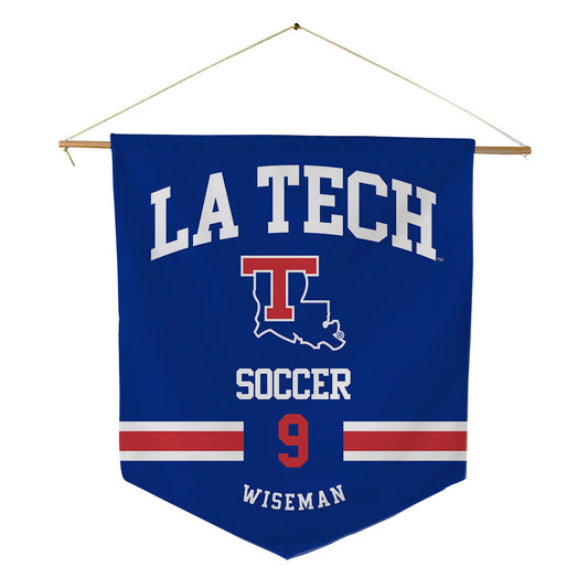LA Tech - NCAA Women's Soccer : Peyton Wiseman - Pennant - 18" x 21"-0