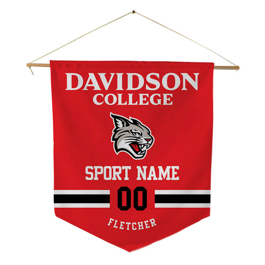 Davidson - NCAA Women's Lacrosse : Ella Fletcher - Pennant - 18" x 21"-0