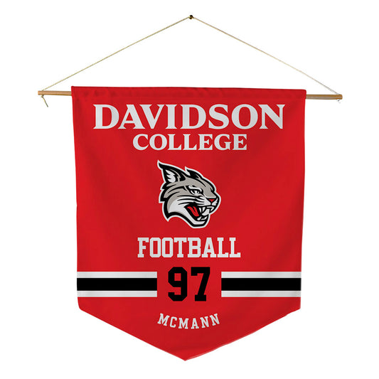 Davidson - NCAA Football : Liam McMann - Pennant - 18" x 21"-0