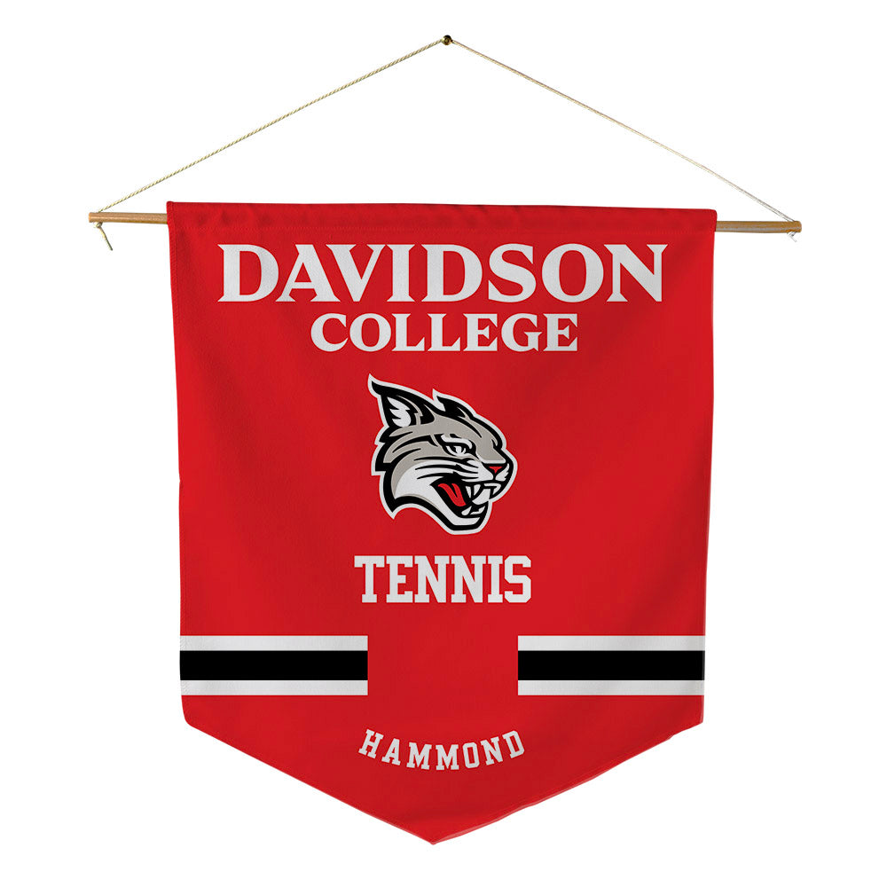 Davidson - NCAA Women's Tennis : Ellie Hammond - Pennant - 18" x 21"-0