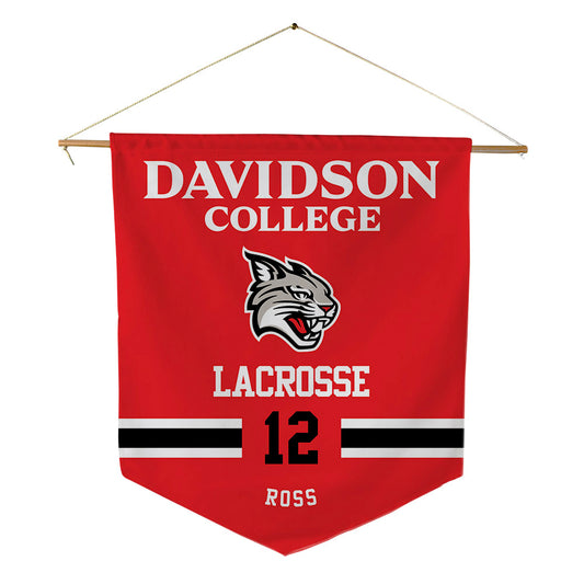 Davidson - NCAA Women's Lacrosse : Brooke Ross - Pennant - 18" x 21"-0