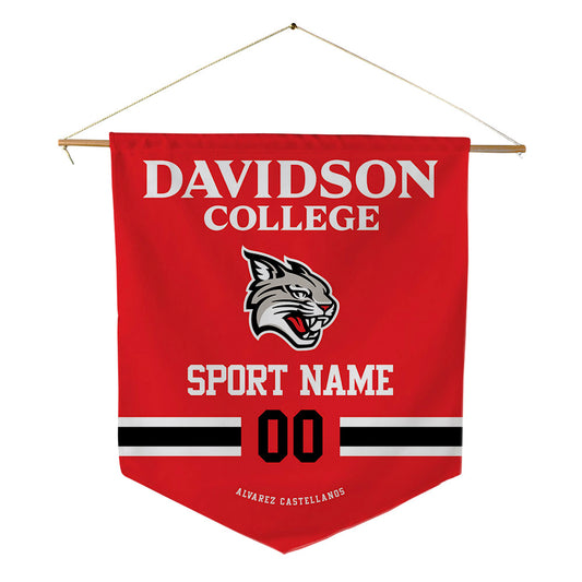 Davidson - NCAA Women's Basketball : Elena Alvarez Castellanos - Pennant - 18" x 21"-0