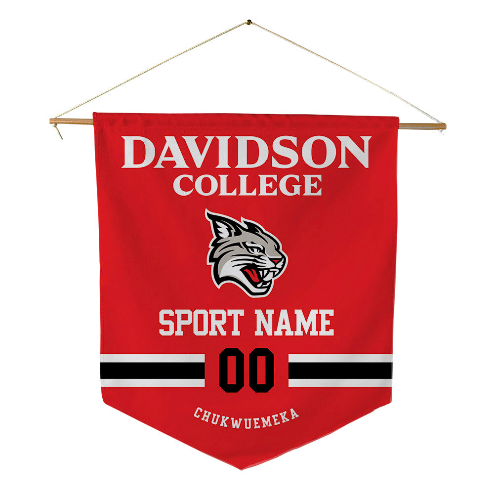 Davidson - NCAA Football : Danzel Chukwuemeka - Pennant - 18" x 21"-0