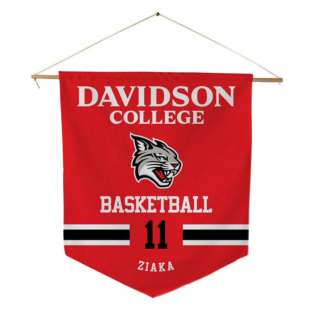 Davidson - NCAA Women's Basketball : Angeliki Ziaka - Pennant - 18" x 21"-0