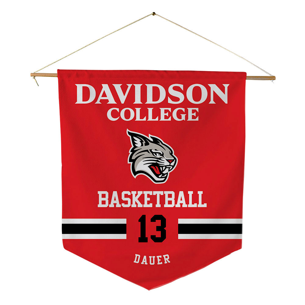Davidson - NCAA Women's Basketball : Sienna Dauer - Pennant - 18" x 21"-0