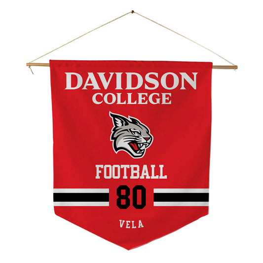 Davidson - NCAA Football : Xavier Vela - Pennant - 18" x 21"-0