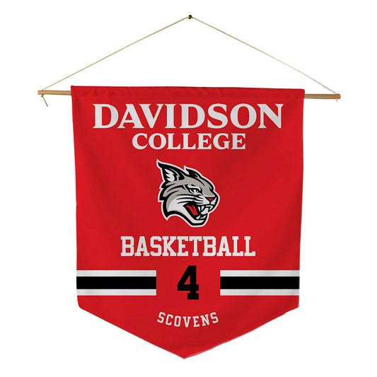 Davidson - NCAA Men's Basketball : Josh Scovens - Pennant - 18" x 21"-0