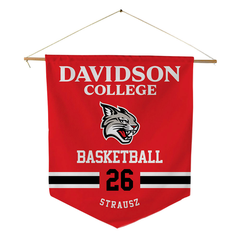 Davidson - NCAA Women's Basketball : Edina Strausz - Pennant - 18" x 21"-0