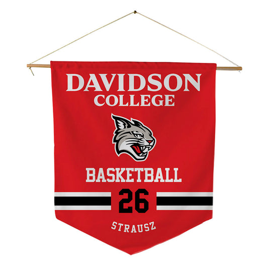 Davidson - NCAA Women's Basketball : Edina Strausz - Pennant - 18" x 21"-0