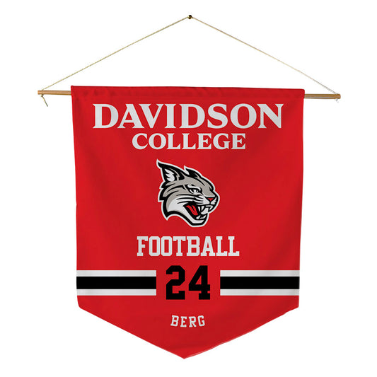 Davidson - NCAA Football : Brodey Berg - Pennant - 18" x 21"-0