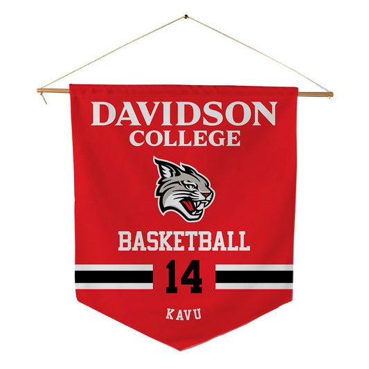Davidson - NCAA Men's Basketball : Phillip Kavu - Pennant - 18" x 21"-0