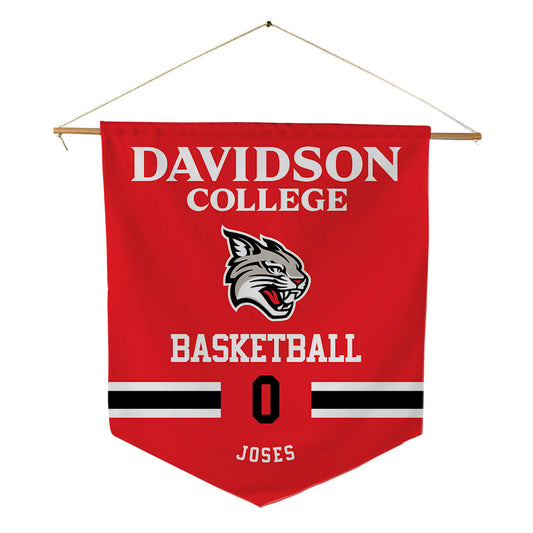 Davidson - NCAA Men's Basketball : Manie Joses - Pennant - 18" x 21"-0
