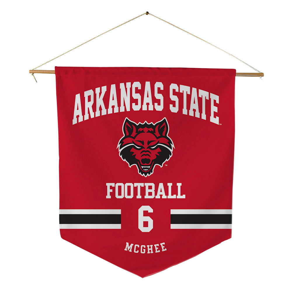 Arkansas State - NCAA Football : AG McGhee - Pennant - 18" x 21"-0