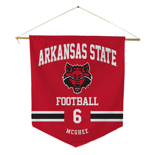Arkansas State - NCAA Football : AG McGhee - Pennant - 18" x 21"-0