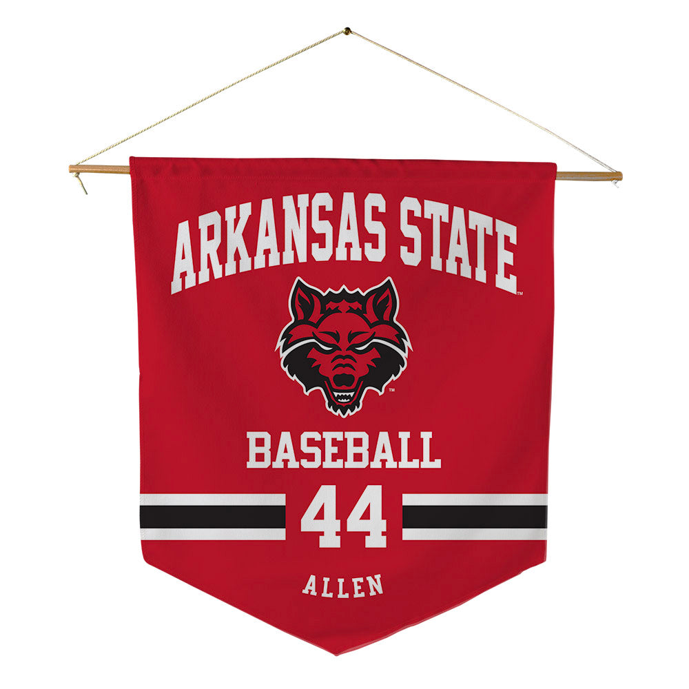 Arkansas State - NCAA Baseball : Andrew Allen - Pennant - 18" x 21"-0