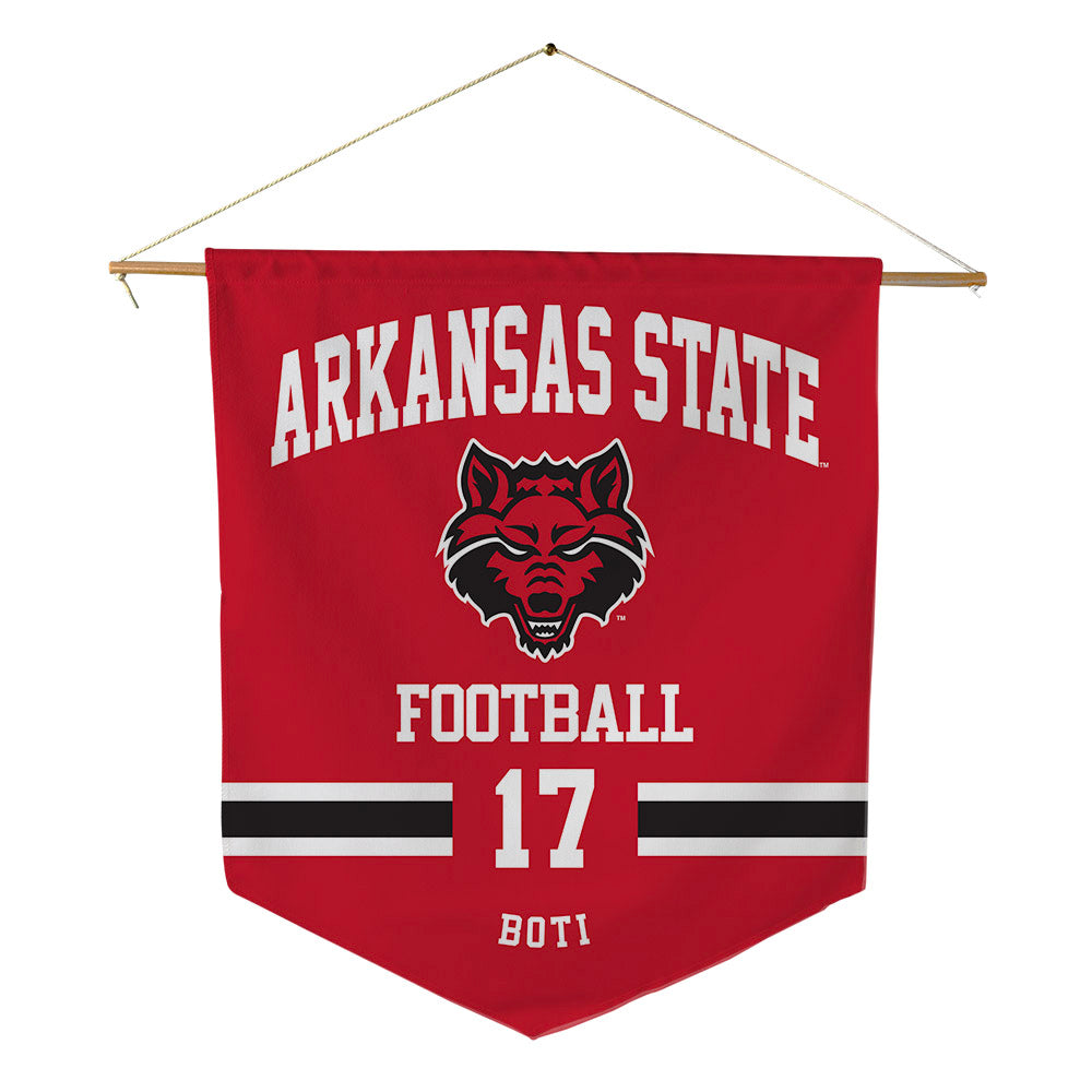 Arkansas State - NCAA Football : Christopher Boti - Pennant - 18" x 21"-0