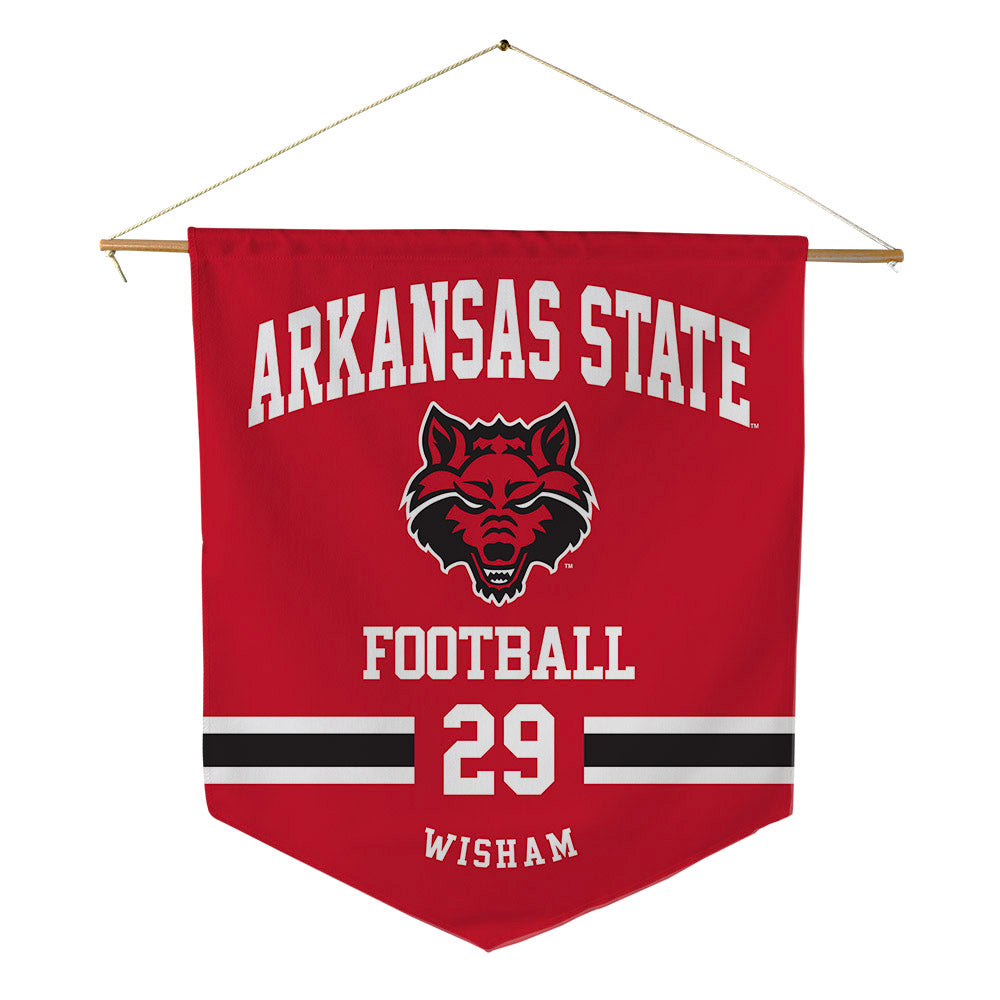 Arkansas State - NCAA Football : Luke Wisham - Pennant - 18" x 21"-0