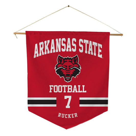 Arkansas State - NCAA Football : Corey Rucker - Pennant - 18" x 21"-0