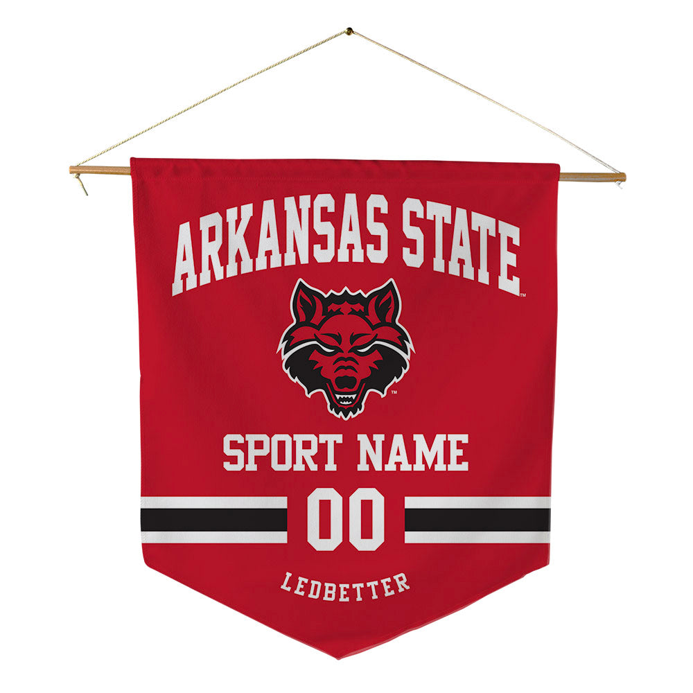 Arkansas State - NCAA Women's Soccer : Lucy Ledbetter - Pennant - 18" x 21"-0