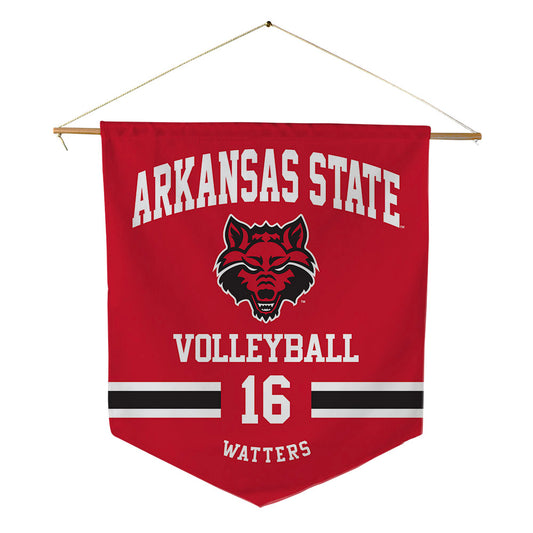 Arkansas State - NCAA Women's Volleyball : Reese Watters - Pennant - 18" x 21"-0