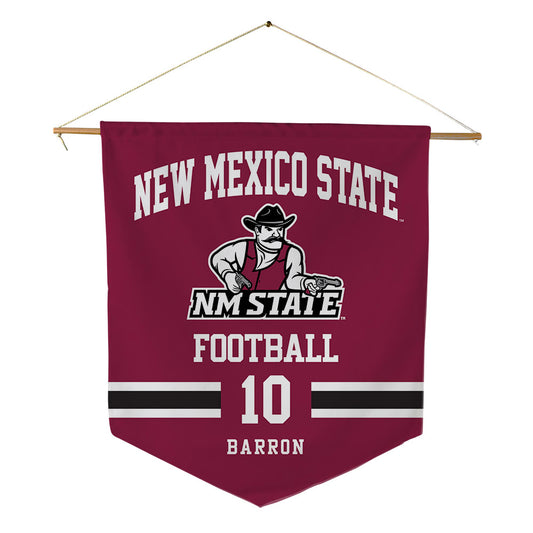 NMSU - NCAA Football : Chance Barron - Pennant - 18" x 21"-0