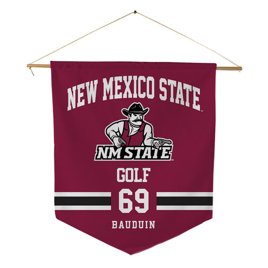 NMSU - NCAA Men's Golf : Alexandre Bauduin - Pennant - 18" x 21"-0