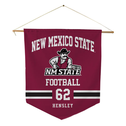 NMSU - NCAA Football : EZRA HENSLEY - Pennant - 18" x 21"-0