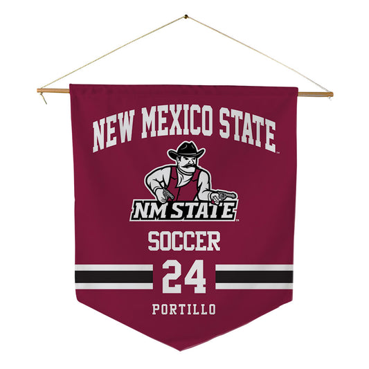 NMSU - NCAA Women's Soccer : Daniela Portillo - Pennant - 18" x 21"-0