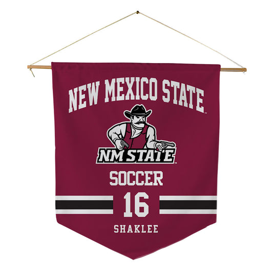 NMSU - NCAA Women's Soccer : Janae Shaklee - Pennant - 18" x 21"-0