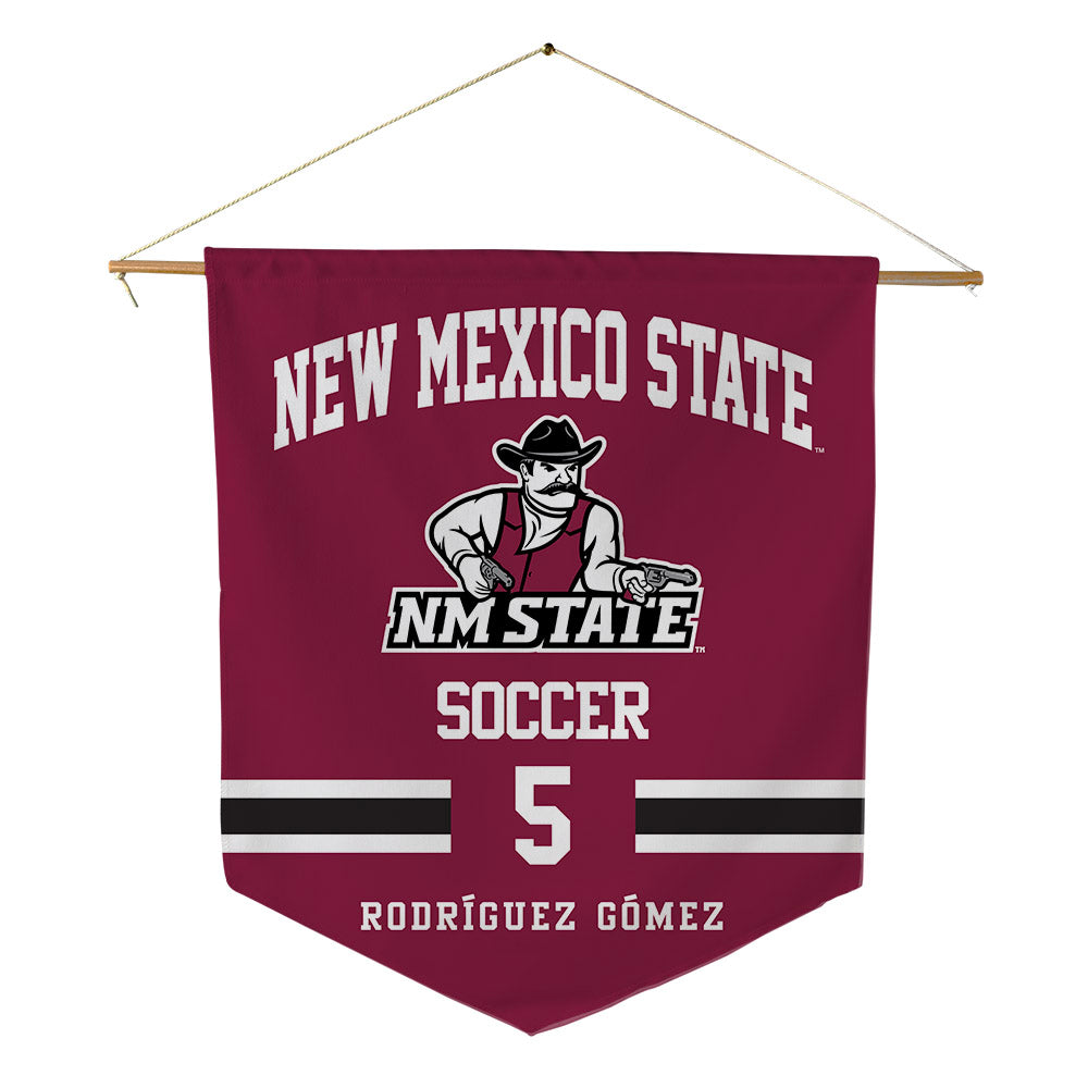 NMSU - NCAA Women's Soccer : Carolina Rodríguez Gómez - Pennant - 18" x 21"-0