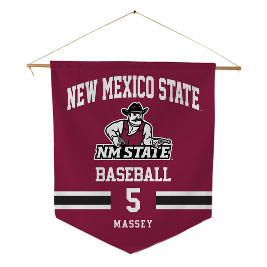 NMSU - NCAA Baseball : Noah Massey - Pennant - 18" x 21"-0