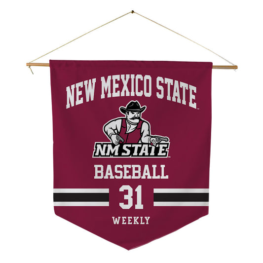 NMSU - NCAA Baseball : Dylan Weekly - Pennant - 18" x 21"-0