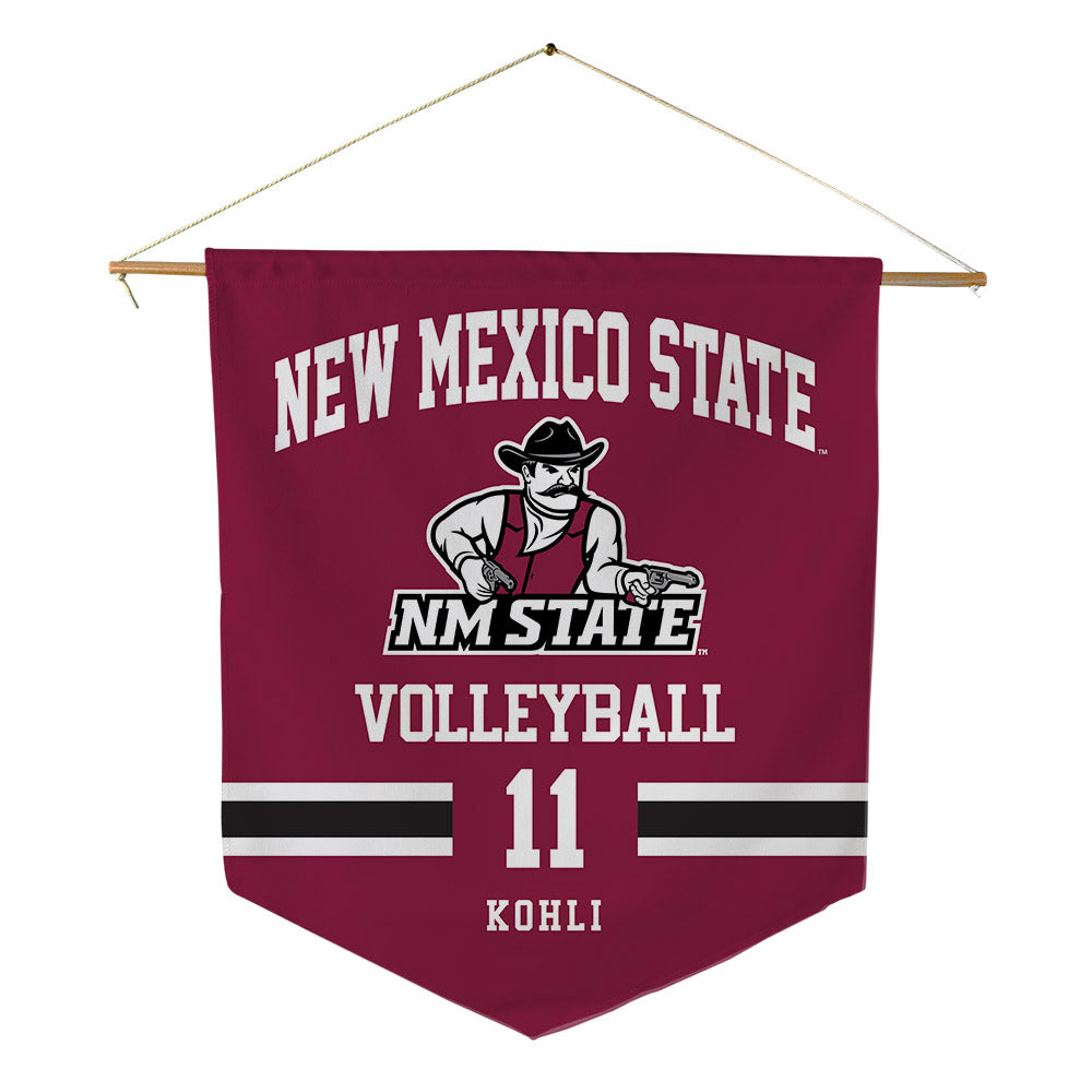 NMSU - NCAA Women's Volleyball : Jaelynn Kohli - Pennant - 18" x 21"-0