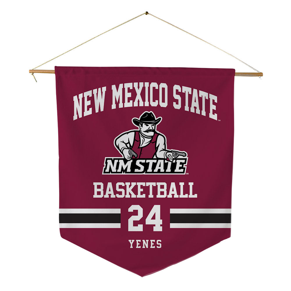 NMSU - NCAA Women's Basketball : Lucia Yenes - Pennant - 18" x 21"-0