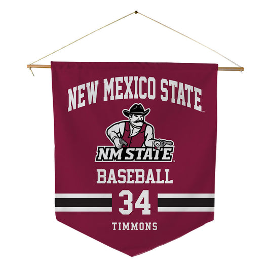 NMSU - NCAA Baseball : Carson Timmons - Pennant - 18" x 21"-0
