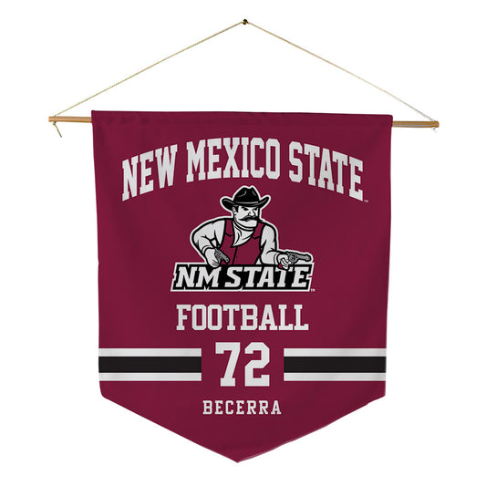 NMSU - NCAA Football : Merrick Becerra - Pennant - 18" x 21"-0