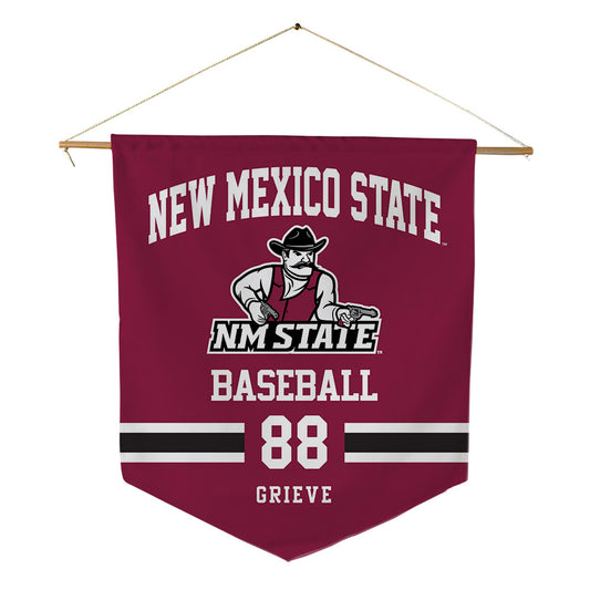 NMSU - NCAA Baseball : Bode Grieve - Pennant - 18" x 21"-0